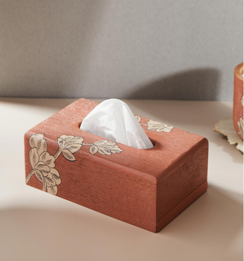 Jute Tissue Box